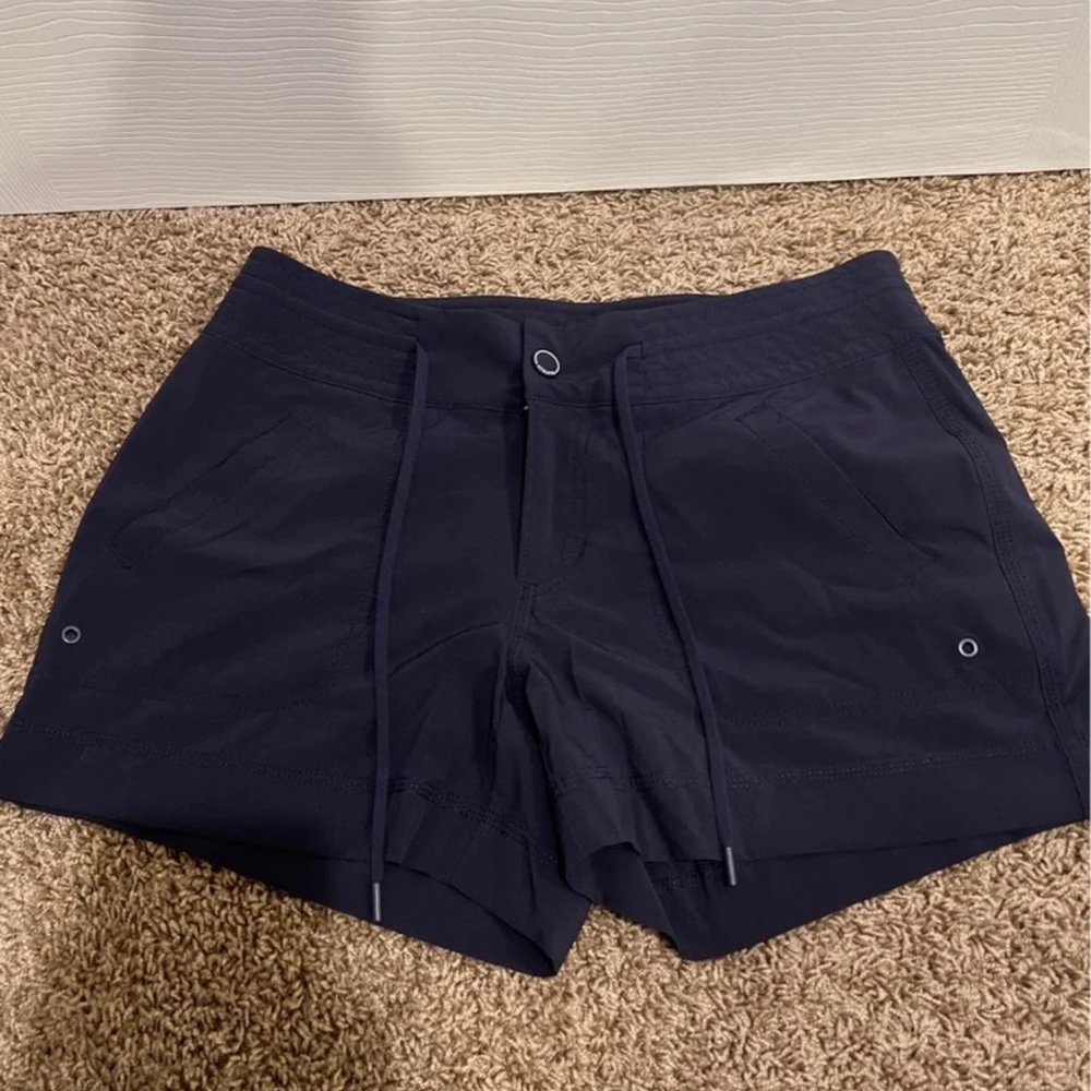 lululemon athleta navy shorts